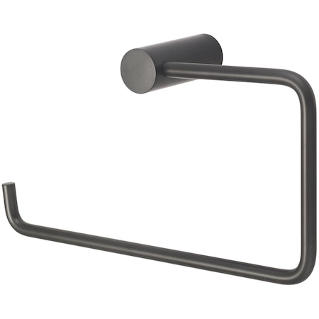 Olympia Towel Ring in Matte Black H-1014-MB